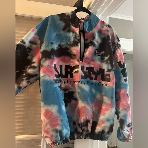 surf style Other - NWOT surfstyle tie dye quarter zip windbreaker size large